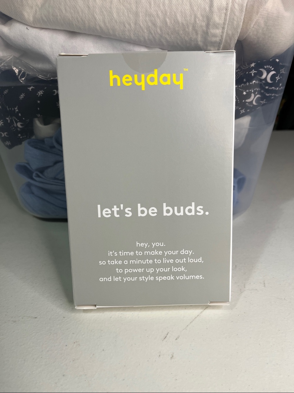 heyday Lime Bear Wired Earbuds with Black Cord - Picture 2 of 3